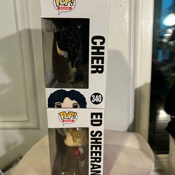 Cher and Ed Sheeran diamond glitter set pop icon - Picture 2 of 9